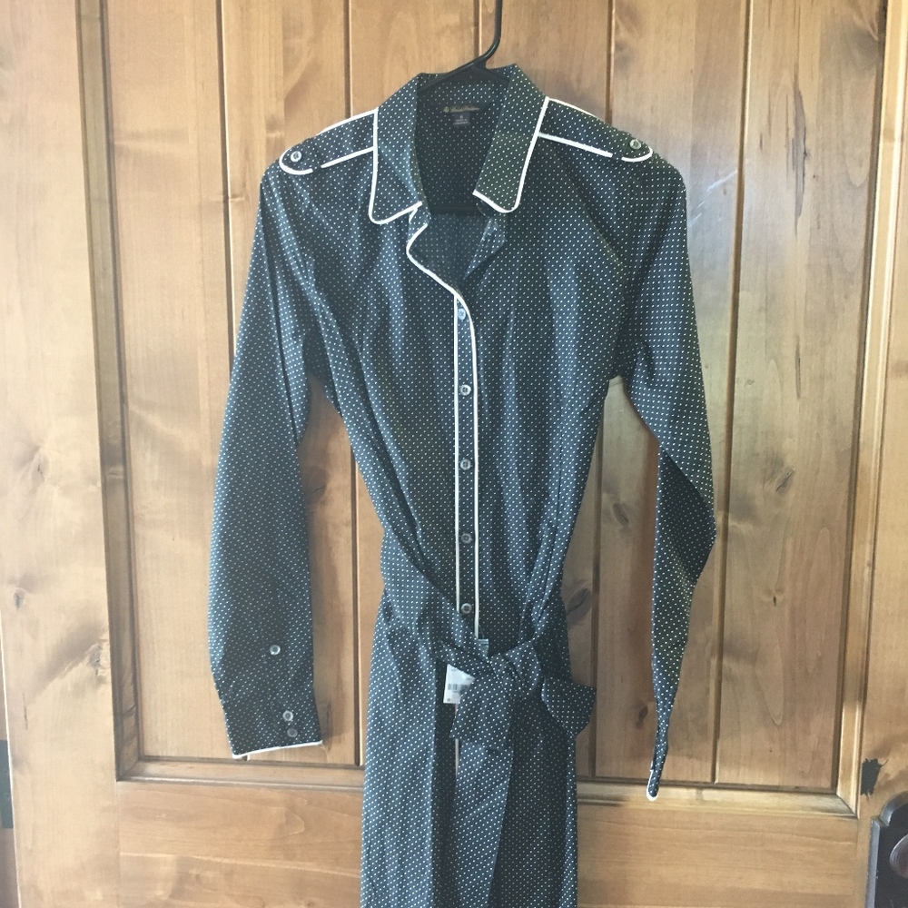 Women's Brooks Brothers Navy Shirt Dress